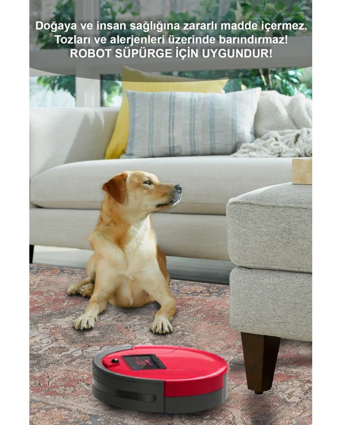 Lera Desenli Pamuk Tabanlı Yıkanabilen Kaymaz Antibakteriyel Şönil Salon Halısı