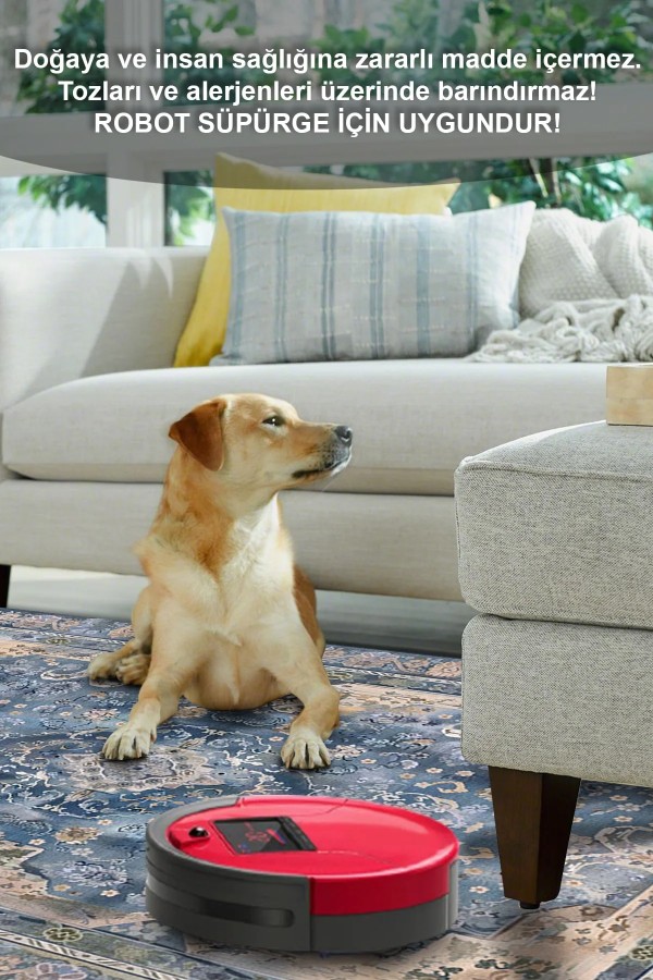 Madala Desenli Pamuk Tabanlı Yıkanabilen Kaymaz Antibakteriyel Şönil Salon Halısı