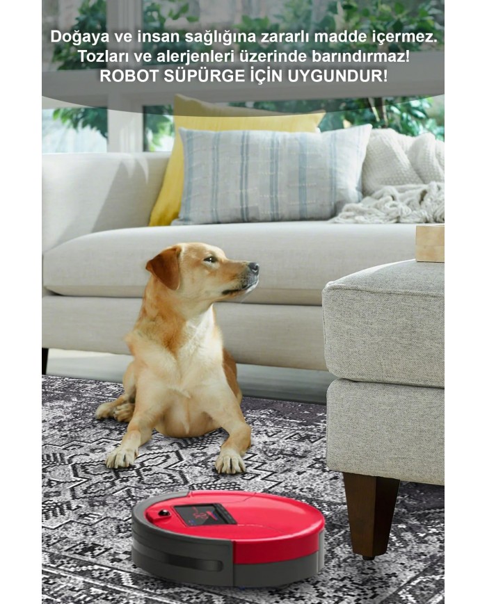 Maggie Desenli Pamuk Tabanlı Yıkanabilen Kaymaz Antibakteriyel Şönil Salon Halısı