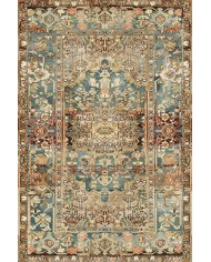 Mesto Desenli Pamuk Tabanlı Yıkanabilen Kaymaz Antibakteriyel Şönil Salon Halısı