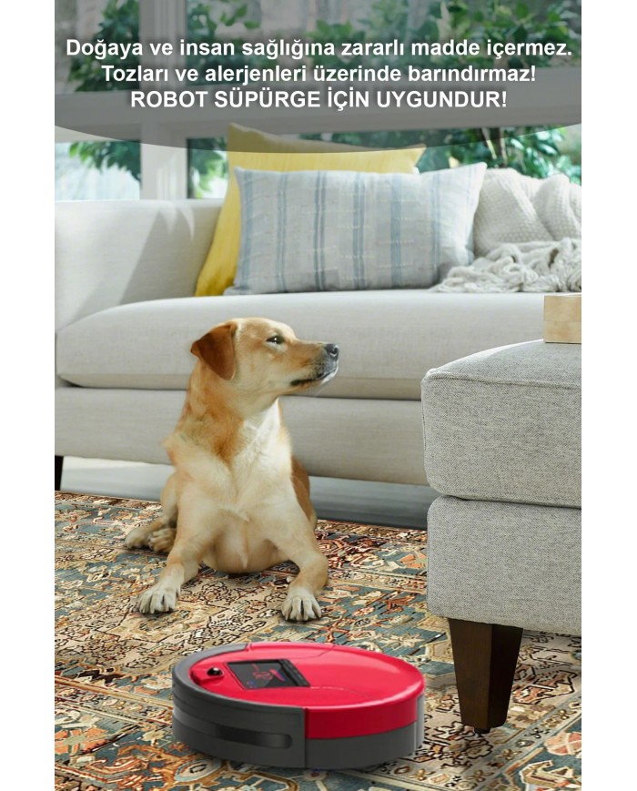 Mesto Desenli Pamuk Tabanlı Yıkanabilen Kaymaz Antibakteriyel Şönil Salon Halısı