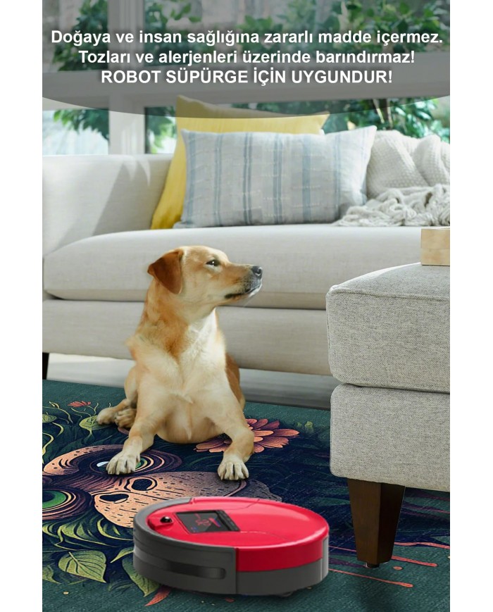 Monkey Şönil Gamer Halısı Pamuk Tabanlı Yıkanabilen Kaymaz Genç Odası Oyuncu Gaming Halısı