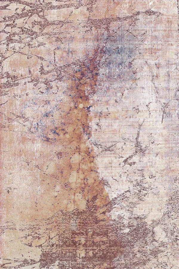 Murlo Desenli Pamuk Tabanlı Yıkanabilen Kaymaz Antibakteriyel Şönil Salon Halısı