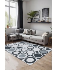 Breda Kadife Yıkanabilir Kaymaz Pamuk Tabanlı Antibakteriyel Salon Halısı