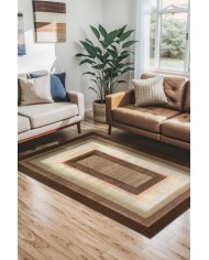 Cesse Kadife Yıkanabilir Kaymaz Pamuk Tabanlı Antibakteriyel Salon Halısı