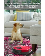 Pomeg Pamuk Tabanlı Yıkanabilen Kaydırmaz Antibakteriyel Şönil Yuvarlak Halı