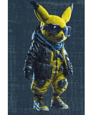 Pıkac Şönil Gamer Halısı Pamuk Tabanlı Yıkanabilen Kaymaz Genç Odası Oyuncu Gaming Halısı