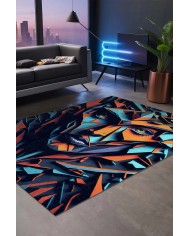 Overgrown Şönil Gamer Halısı Pamuk Tabanlı Yıkanabilen Kaymaz Genç Odası Oyuncu Gaming Halısı