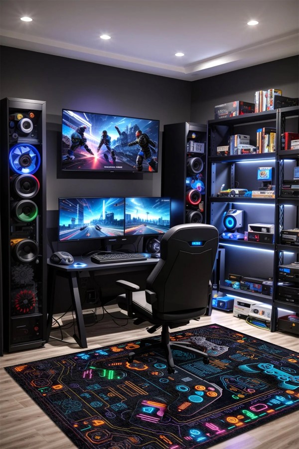 Nerf Şönil Gamer Halısı Pamuk Tabanlı Yıkanabilen Kaymaz Genç Odası Oyuncu Gaming Halısı Nerf Şönil Gamer Halısı Pamuk Tabanlı Yıkanabilen Kaymaz Genç Odası Oyuncu Gaming Halısı