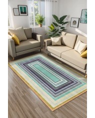 Nedav Kadife Yıkanabilir Kaymaz Pamuk Tabanlı Antibakteriyel Salon Halısı