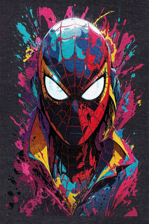 Spider Şönil Gamer Halısı Pamuk Tabanlı Yıkanabilen Kaymaz Genç Odası Oyuncu Gaming Halısı