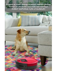 Sepom Pamuk Tabanlı Yıkanabilen Kaydırmaz Antibakteriyel Şönil Yuvarlak Halı