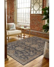 Selezi Desenli Pamuk Tabanlı Yıkanabilen Kaydırmaz Antibakteriyel Şönil Salon Halısı