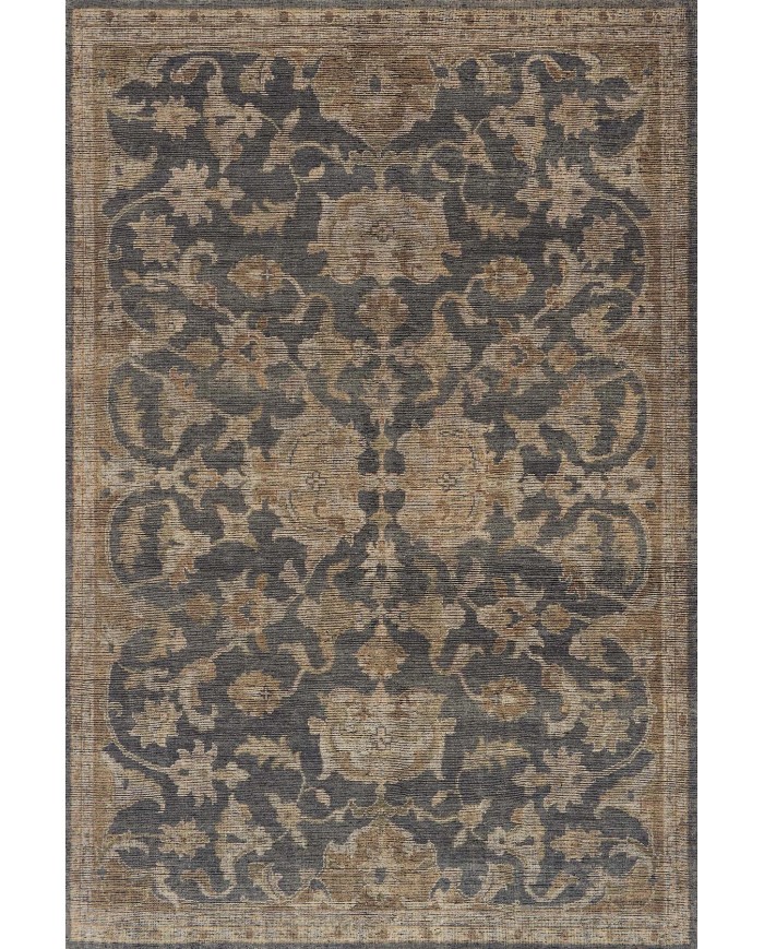 Selezi Desenli Pamuk Tabanlı Yıkanabilen Kaydırmaz Antibakteriyel Şönil Salon Halısı