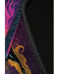 Rock Şönil Gamer Halısı Pamuk Tabanlı Yıkanabilen Kaymaz Genç Odası Oyuncu Gaming Halısı