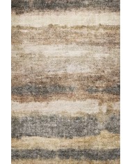 Rizta Desenli Pamuk Tabanlı Yıkanabilen Kaydırmaz Antibakteriyel Şönil Salon Halısı