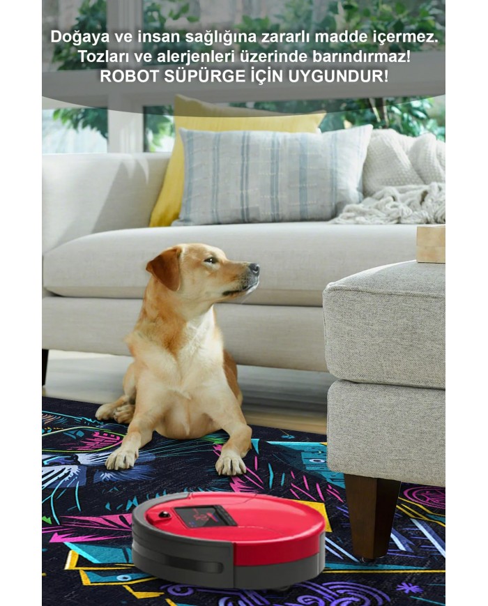 Tenas Şönil Gamer Halısı Pamuk Tabanlı Yıkanabilen Kaymaz Genç Odası Oyuncu Gaming Halısı