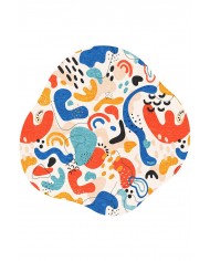 Trapez Pamuk Tabanlı Yıkanabilen Kaydırmaz Antibakteriyel Şönil Asimetrik Halı