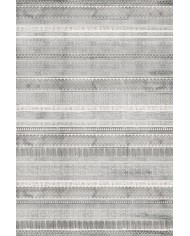 Tromse Desenli Pamuk Tabanlı Yıkanabilen Kaydırmaz Antibakteriyel Şönil Salon Halısı