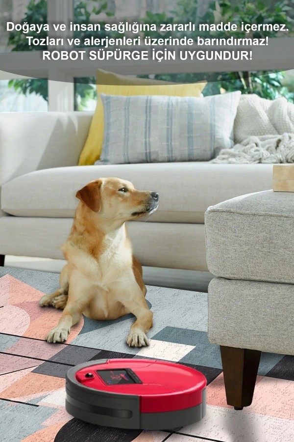 Triana Desenli Pamuk Tabanlı Yıkanabilen Kaydırmaz Antibakteriyel Şönil Salon Halısı