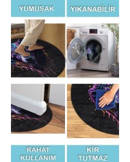 Wolf Şönil Gamer Halısı Pamuk Tabanlı Yıkanabilen Kaymaz Genç Odası Oyuncu Gaming Halısı