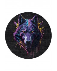 Wolf Şönil Gamer Halısı Pamuk Tabanlı Yıkanabilen Kaymaz Genç Odası Oyuncu Gaming Halısı