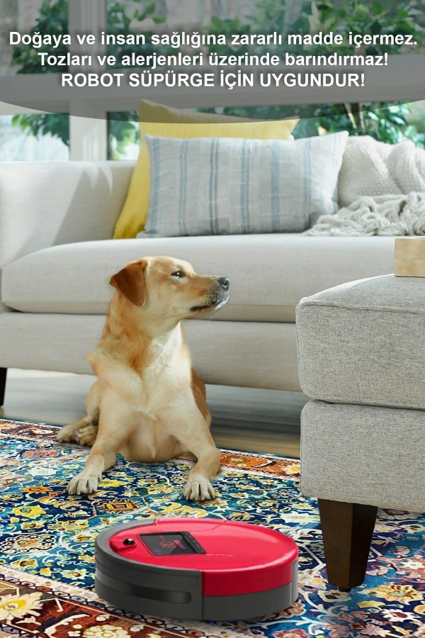 Zirta Desenli Pamuk Tabanlı Yıkanabilen Kaydırmaz Antibakteriyel Şönil Salon Halısı