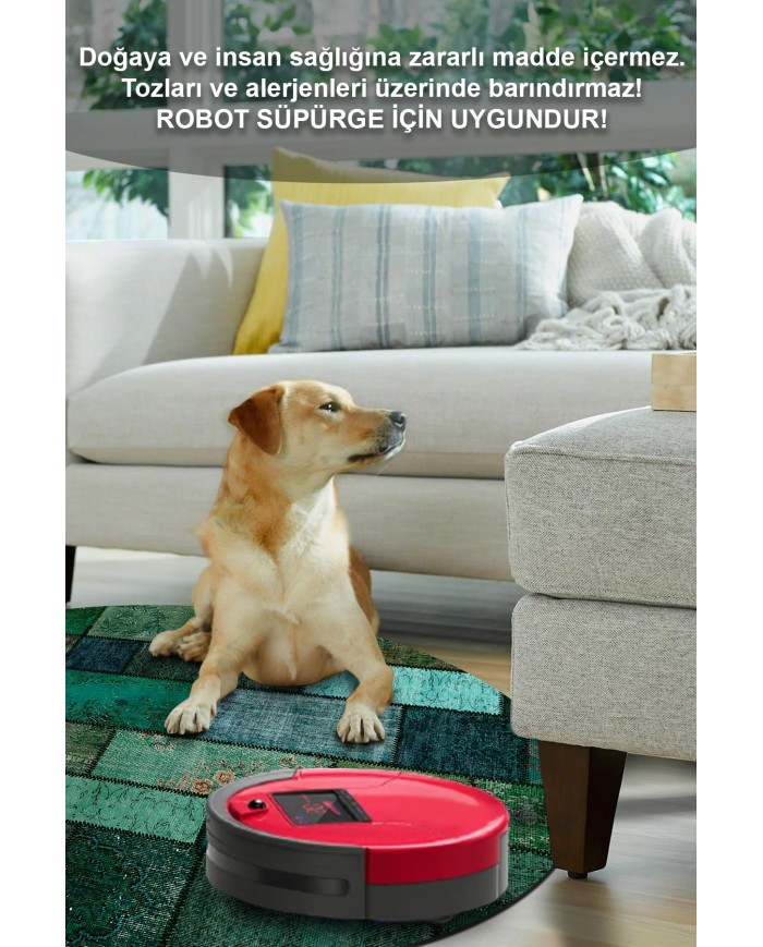 Trunk Pamuk Tabanlı Yıkanabilen Kaydırmaz Antibakteriyel Şönil Yuvarlak Halı