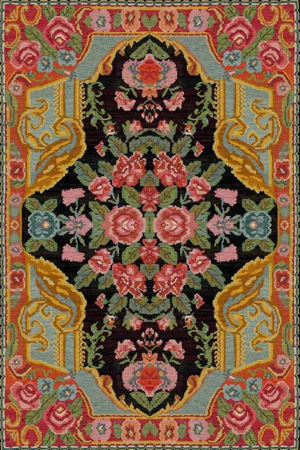 Loren Kadife Yıkanabilir Kaymaz Pamuk Tabanlı Antibakteriyel Salon Halısı