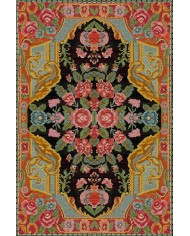 Loren Kadife Yıkanabilir Kaymaz Pamuk Tabanlı Antibakteriyel Salon Halısı