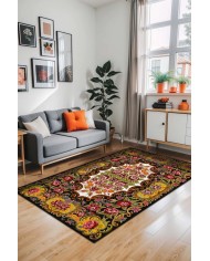 Marlo Kadife Yıkanabilir Kaymaz Pamuk Tabanlı Antibakteriyel Salon Halısı