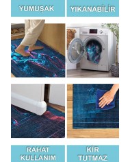 Philosopher Şönil Gamer Halısı Pamuk Tabanlı Yıkanabilen Kaymaz Genç Odası Oyuncu Gaming Halısı