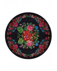 Azur Pamuk Tabanlı Yıkanabilen Kaydırmaz Antibakteriyel Şönil Salon Halısı