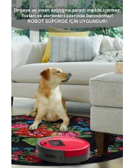 Azur Pamuk Tabanlı Yıkanabilen Kaydırmaz Antibakteriyel Şönil Salon Halısı