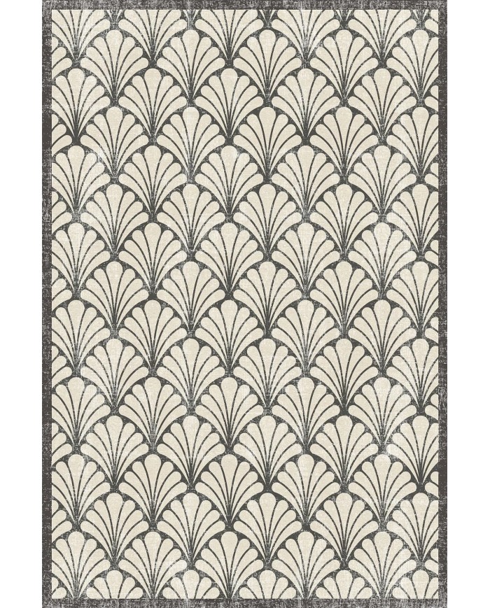 Coco Desenli Pamuk Tabanlı Yıkanabilen Kaydırmaz Antibakteriyel Şönil Salon Halısı