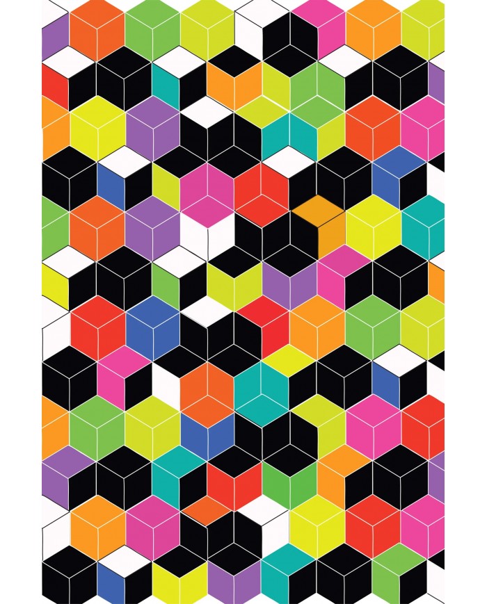 Colom Desenli Pamuk Tabanlı Yıkanabilen Kaydırmaz Antibakteriyel Şönil Salon Halısı