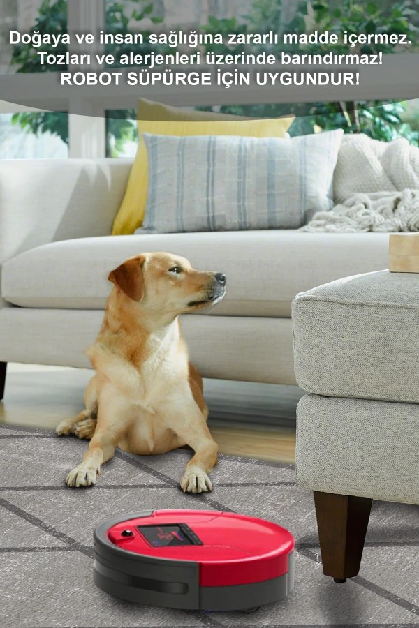 Dream Desenli Pamuk Tabanlı Yıkanabilen Kaydırmaz Antibakteriyel Şönil Salon Halısı