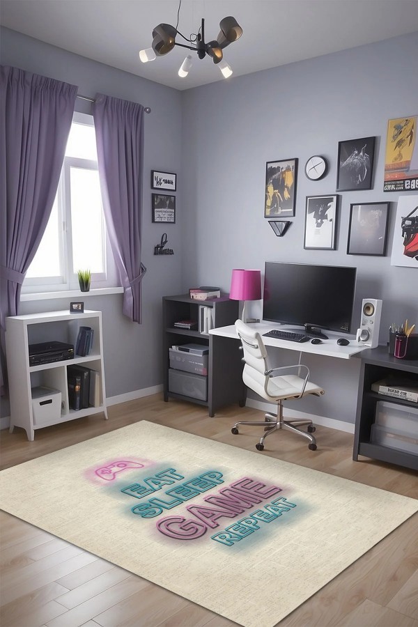Hona Gamer Halısı, Şönil Pamuk Tabanlı, Kaydırmaz, Yıkanabilen, Gaming Oyuncu Odası Halısı Hona Gamer Halısı, Şönil Pamuk Tabanlı, Kaydırmaz, Yıkanabilen, Gaming Oyuncu Odası Halısı