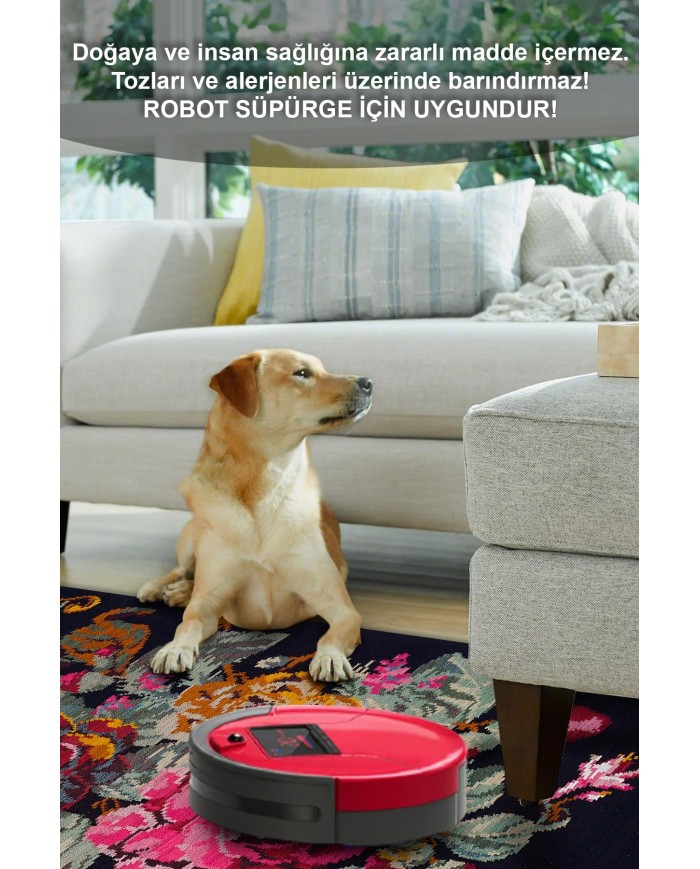 Mirage Karabağ Desenli Pamuk Tabanlı Yıkanabilen Kaydırmaz Antibakteriyel Şönil Salon Halısı