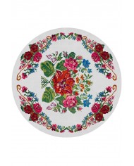 Rifa Şönil Pamuk Tabanlı, Kaydırmaz, Yıkanabilen, Antibakteriyel, Yuvarlak Salon Halısı, Mutfak