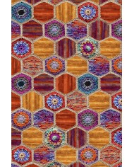 Bianca Kadife Yıkanabilir Kaymaz Pamuk Tabanlı Antibakteriyel Salon Halısı