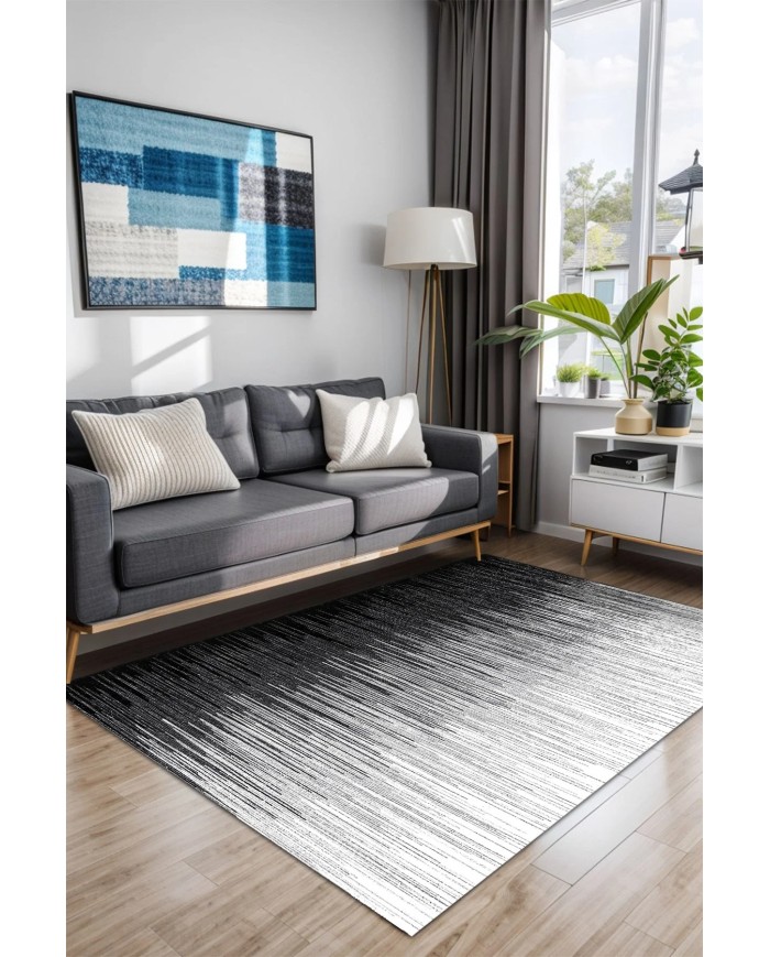 Cozzy Kadife Yıkanabilir Kaymaz Pamuk Tabanlı Antibakteriyel Salon Halısı