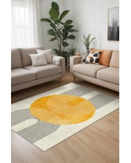 Trana Kadife Yıkanabilir Kaymaz Pamuk Tabanlı Antibakteriyel Salon Halısı