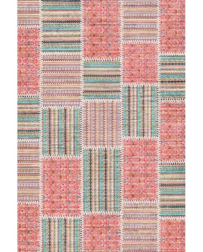 Henry Kadife Yıkanabilir Kaymaz Pamuk Tabanlı Antibakteriyel Salon Halısı