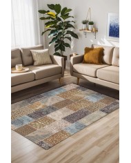 Mordo Kadife Yıkanabilir Kaymaz Pamuk Tabanlı Antibakteriyel Salon Halısı