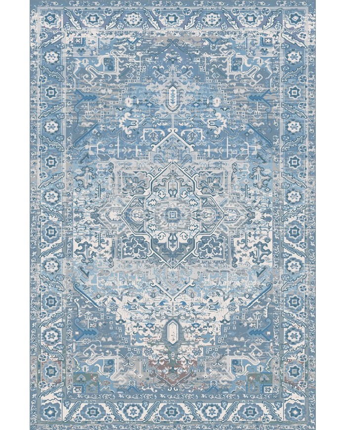 Bluen Kadife Yıkanabilir Kaymaz Pamuk Tabanlı Antibakteriyel Salon Halısı