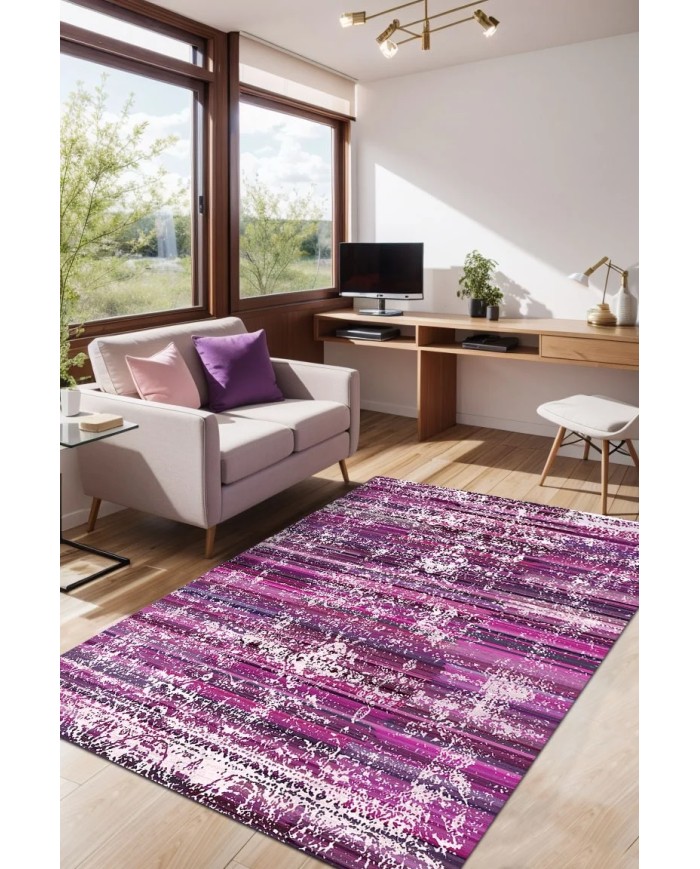 İrya Kadife Yıkanabilir Kaymaz Pamuk Tabanlı Antibakteriyel Salon Halısı