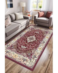 Jesse Kadife Yıkanabilir Kaymaz Pamuk Tabanlı Antibakteriyel Salon Halısı