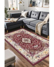 Jesse Kadife Yıkanabilir Kaymaz Pamuk Tabanlı Antibakteriyel Salon Halısı