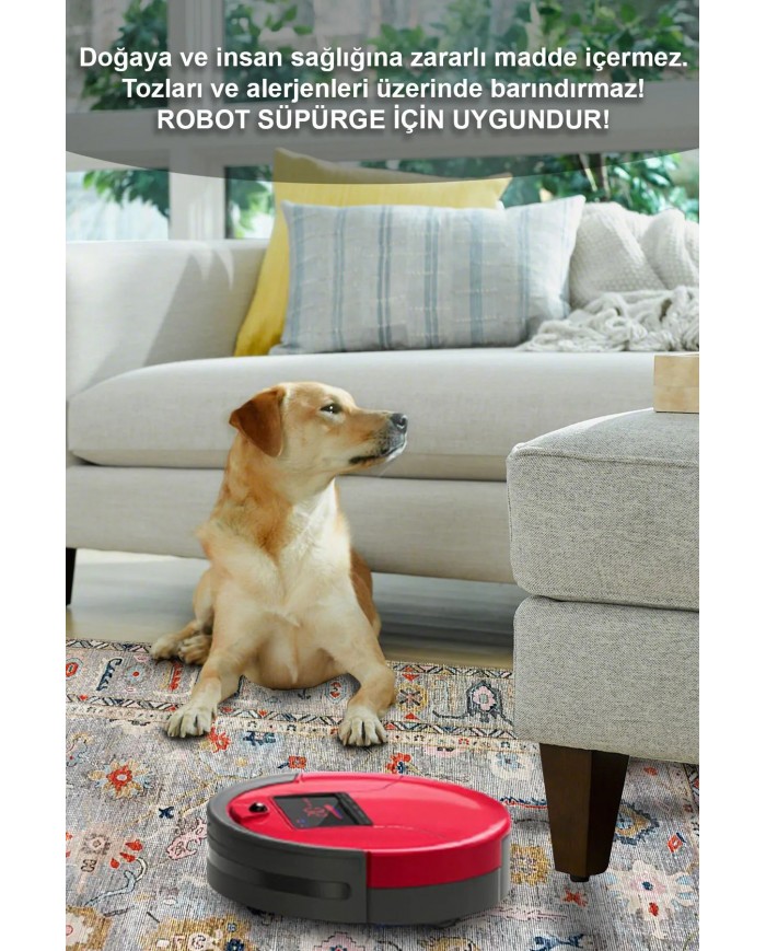 Beleni Vintage Desenli Pamuk Tabanlı Yıkanabilen Kaydırmaz Antibakteriyel Şönil Salon Halısı